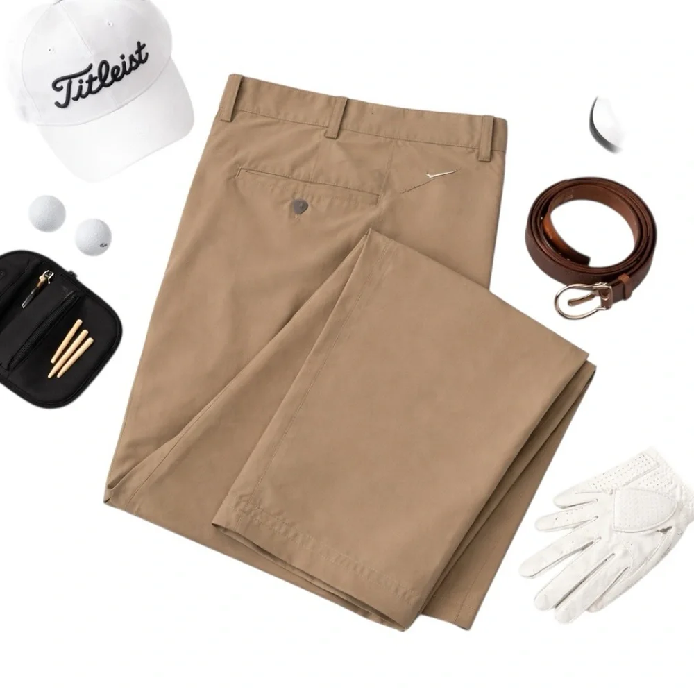 Nike Golf Dri-FIT Performance Khaki Stretch Pants Moisture Wicking Mens 40x33